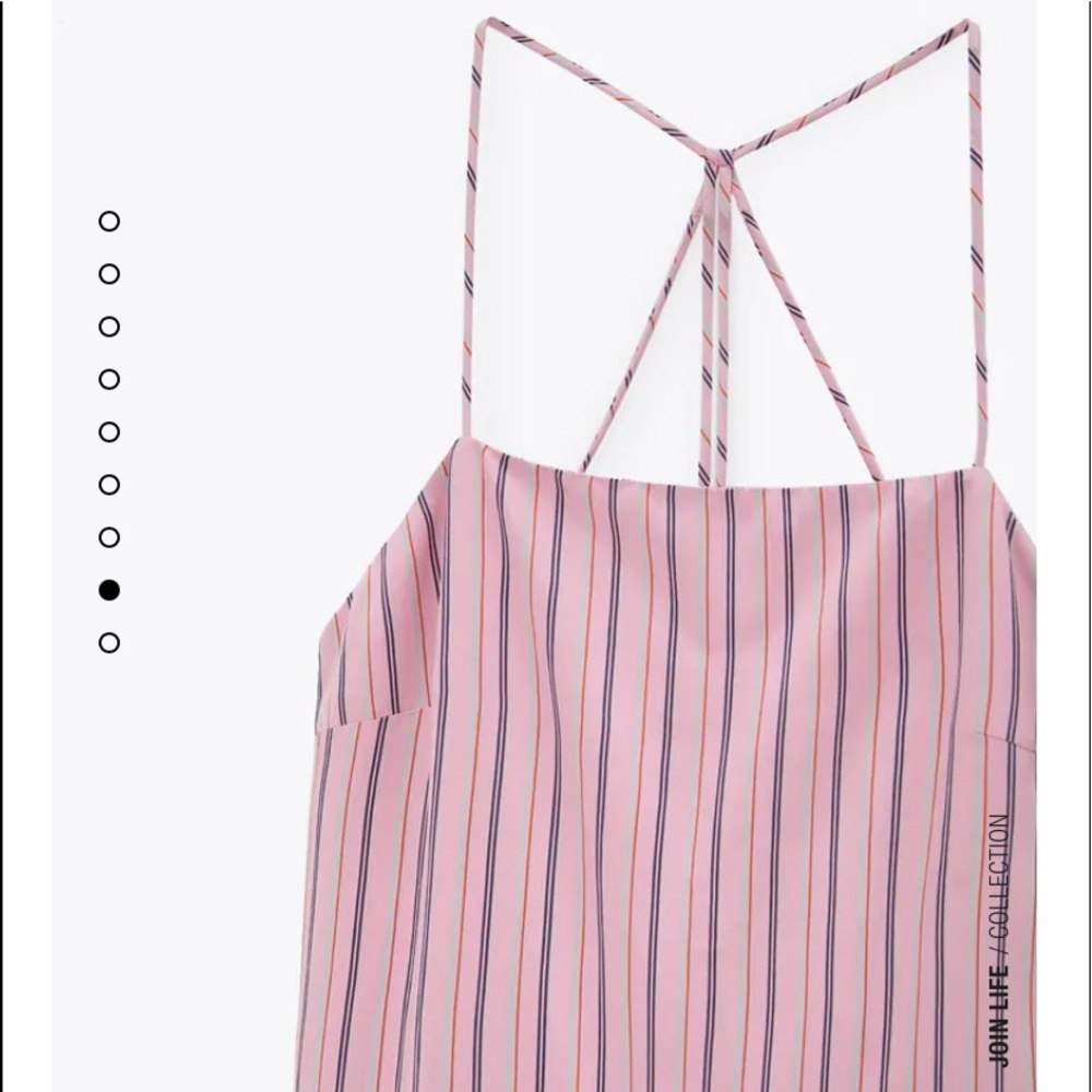 Zara pink summer maxi dress
